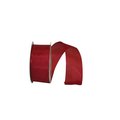 Reliant Ribbon 1.5 in. 25 Yards Rhapsody Taffeta 2 Wired Edge Ribbon, Red 25632W-065-09J